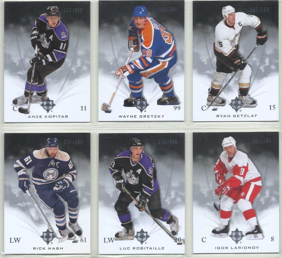 2010-11-12 ULTIMATE COLLECTION  GRETZKY-Pick  Your card +FRRE COMB.SHIPP - Image 1 of 1