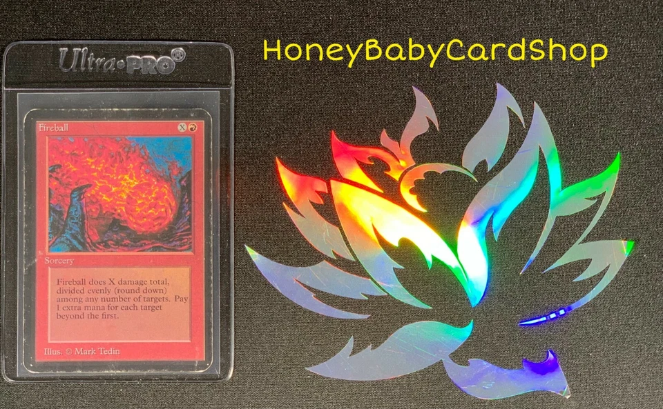 MTG Limited Edition Alpha 1993 Fireball HP Card LEA Common Set Old School 93/94 - Image 1 of 3