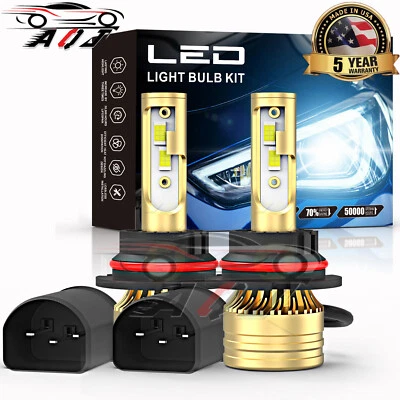 For Chrysler Sebring 1996-2006 - 2Pcs 9007 Convertible LED Headlight 6000K White Foto 1 de 4