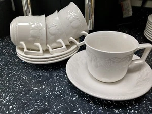 BHS LINCOLN TAZAS Y PLATILLOS X 4 - Imagen 1 de 2