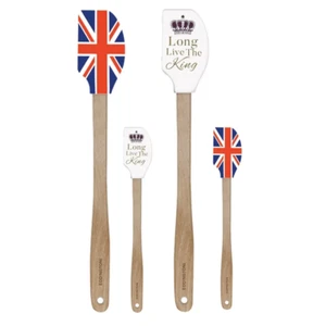 Stau Grün King Charles III Coronation Set Mit 2 Sortiert Spachtel - - Picture 1 of 3