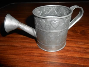 REGADERA DE COLECCIÓN HOSLEY U.S.A. ACERO INOXIDABLE MINITURE VENDEDOR MUESTRA - Imagen 1 de 7