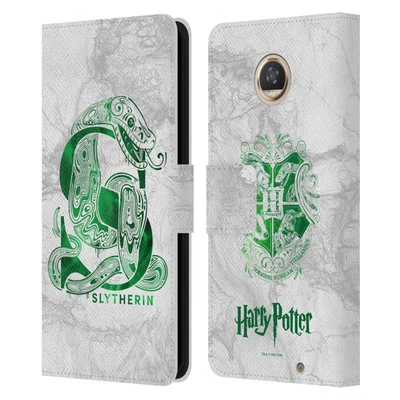 OFFICIAL HARRY POTTER DEATHLY HALLOWS IX LEATHER BOOK CASE FOR MOTOROLA PHONES - Image 1 of 4