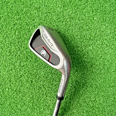 Top Flite Stainless Steel Red Black 6 Iron Steel Shaft Men’s RH 37.5” Club - Image 1 of 4
