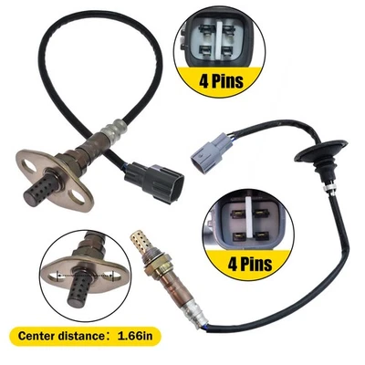 For 1998-2002 Toyota Corolla 1.8L 2 Pcs Upstream & Downstream Oxygen O2 Sensors Foto 1 de 4