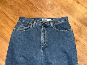 LL Bean womens Jeans, Washed Indigo Sz 12, Med/Tall , NWT - Picture 1 of 6