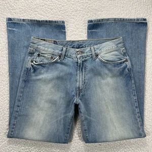 Lucky Brand Malibu Bootleg Jeans Men’s 30x29 Blue Light Wash Western Rodeo Y2K - Picture 1 of 18