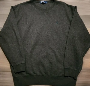 Vintage Polo Ralph Lauren Sweatshirt Mens XL Gray Crewneck Made in USA Pony 90s - Picture 1 of 7