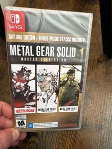METAL GEAR SOLID VOL. 1 MASTER COLLECTION SWITCH 🎮Day 1 Edition extras Included - Picture 1 of 5