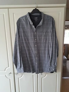 Men's George Casual Grey Sleeve Shirt 3XL With Dark Grey Short Sleeved T Shirt - Picture 1 of 2