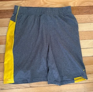 Old Navy Go-Dry Active Grey & Yellow Athletic Shorts | Men’s Size S Small - Picture 1 of 2