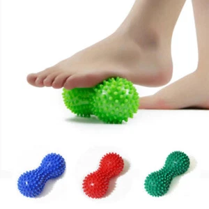 Foot Massage Roller Peanut Ball Spiky Relief Relaxation Massager - Picture 1 of 17