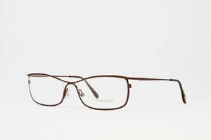 Tom Ford Damen Brille FT5215V Farbe 045 Glänzend Braun 54mm Neu Original! - Bild 1 von 7