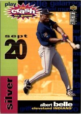 1995 Collector's Choice Crash the Game Baseball Card #CG2C Albert Belle 9/20