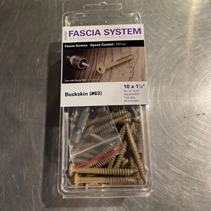DECKFAST Fascia 1 7/8” Buckskin #63 recubierto de epoxi 100 piezas Broca T20 incluida - Imagen 1 de 3