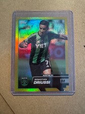 2023 Topps MLS Sebastian DRIUSSI Gold Parallel #33/50 card - Austin FC