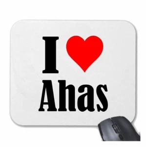 MOUSEPAD Mauspad I Love Ahas Ich Liebe Ahas - Photo 1/1