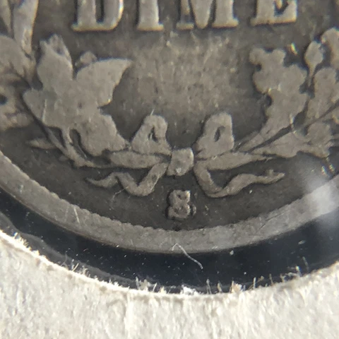 Error Repunched Mint Mark 🤩 1893 S/S 🇺🇸 Barber Silver Dime - RPM FS-501 Cover