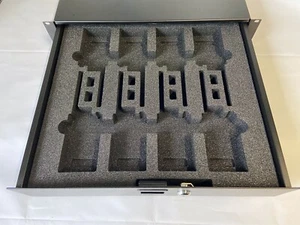 2HE Schaumstoffinlay Passen Für Shure  PSM 700 8er Set Taschensender Neu # 19 - Bild 1 von 1