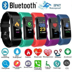 Montre Intelligente Connecfit 115 IP65 Bluetooth Fréquence Cardiaque Tracker Fit - Photo 1/18