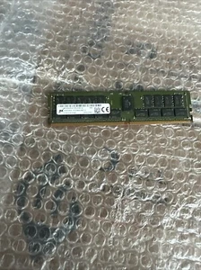 32GB Micron 2Rx4 PC4-2666V DDR4 SDRAM RDIMM MTA36ASF4G72PZ server memory ECC RAM - Photo 1/6