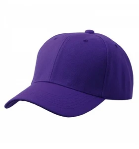 Baseball Cap Plain Kids Boys Solid Hats Curved Visor Hook-N-Loop Adjustable - Picture 1 of 25