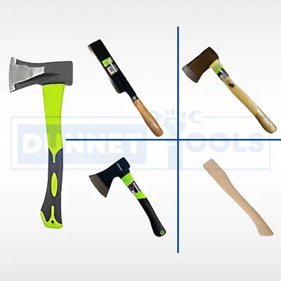 Wood Axe Stick Chopper Splitting Log Fire Wood Burner Timber Heavy Duty Handle - Image 1 of 4