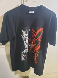 Naruto Nine Tails Fox Shonen Jumps Kurama Vintage Black Mens Size Large - Picture 1 of 10