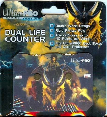 Ultra Pro MTG Magic Dual Life Counter Elmore Gold Dragon out of Print