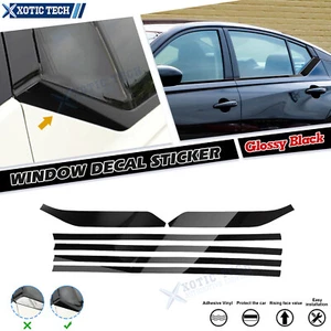 Gloss Black Side Window Stripe Overlay Cover Decor For Nissan Altima 2019-2025 - Picture 1 of 12
