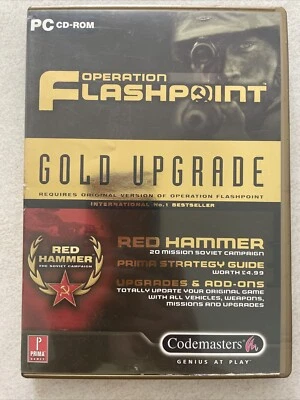 PC GAME: Operation Flashpoint Gold Upgrade. Red Hammer. 2001, VGC. - Image 1 of 3