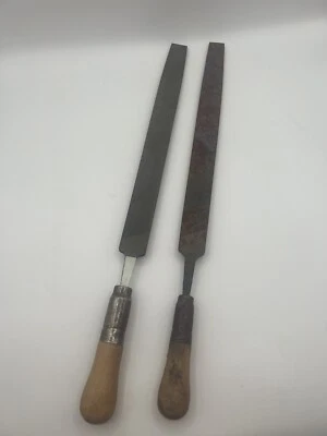 Vintage Heller Nucut (1 Piece) And Nicholson(1 Piece) Flat File 14inches USA - Image 1 of 4