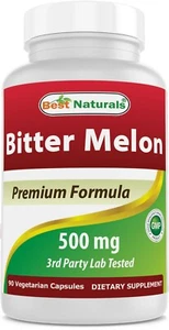 Best Naturals Bitter Melon 500 mg 90 Vcaps - Picture 1 of 7