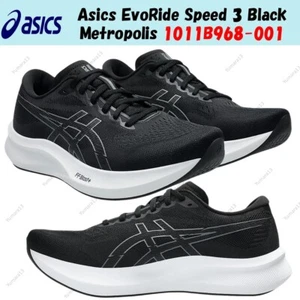 Asics EvoRide Speed 3 Black Metropolis 1011B968-001 Men's Size - Picture 1 of 8