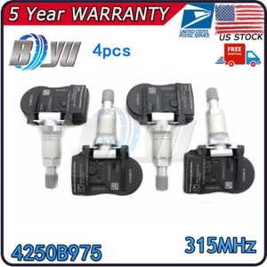 (4) TPMS 4250B975 for Mitsubishi Outlander Lancer i-MiEV TIRE PRESSURE SENSOR - Picture 1 of 16