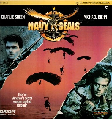 Navy Seals Laserdisc LD 1991 Charlie Sheen Michael Biehn - Image 1 of 2