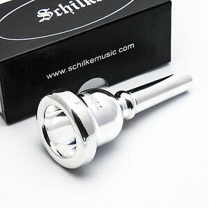 Genuine Schilke 50C4 Small Shank Silver Trombone Mouthpiece NEW