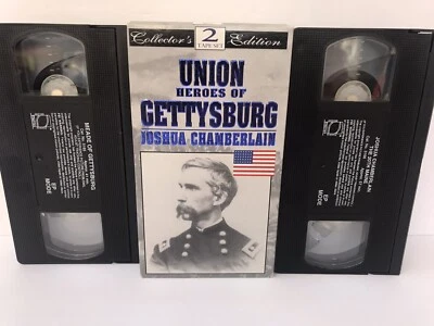 Union Heroes Of Gettysberg Joshua Chamberlain Collectors Edition 2 Tape Set VHS - Image 1 of 4
