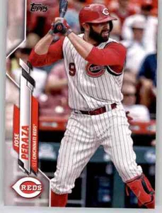 2020 Topps Series 1 Jose Peraza Base Card MLB PWE Set Break Reds #287 - Picture 1 of 2