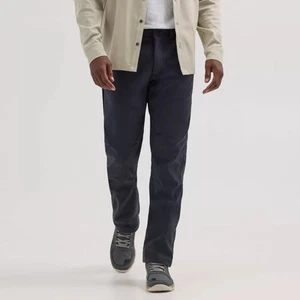 Wranglers Men's ATG Straight Fit Fleece Lined 5-Pocket Pants - Picture 1 of 15