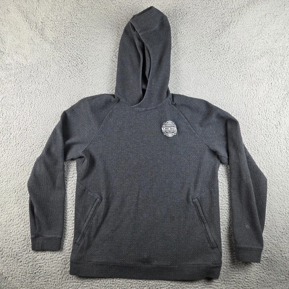 NASCAR Chicago Street Race Lululemon Texturizado Doble Tejido Sudadera Para Hombres L Gris Foto 1 de 4