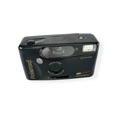 Polaroid 35mm Point and Shoot Film Camera Autoflash Focus-Free Red Eye Reduction - Image 1 of 4