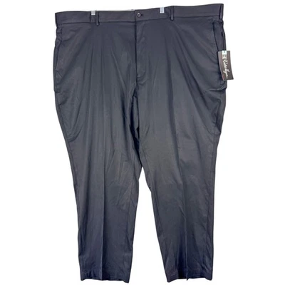 Pantalones Walter Hagen Para Hombre 52x30 Negros Perfectos 11 Grandes y Altos Golf Elastizados Absorbentes Foto 1 de 4