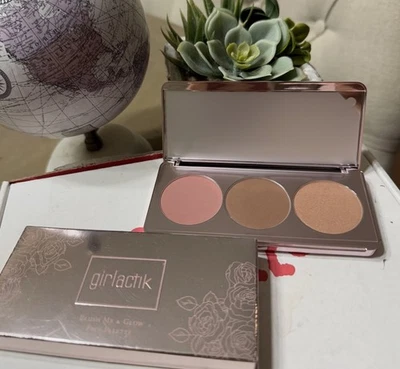 Girlactik Blush Me & Glow Face Palette ~ Blush Me Medium ~ New TD6 - Image 1 of 4