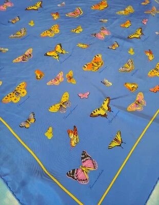 FOULARD  scarf silk woman  vintage CHOPARD Geneve made in Italy  rare - Imagen 1 de 4