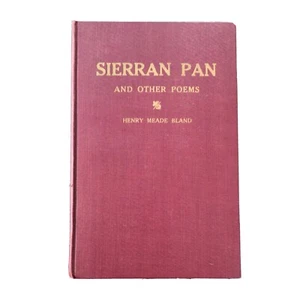 Sierran Pan & andere Gedichte Weihnachten (Hardcover 1922) Henry Meade weich SIGNIERT - Bild 1 von 12