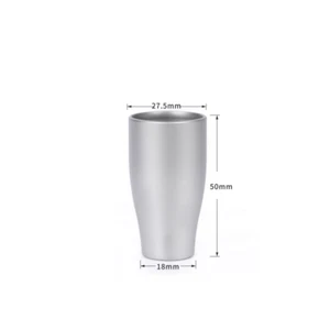 Pure Titanium Water Liquor Glass Drinking Tumbler Cup Mug Good Health Benefits - Picture 1 of 14