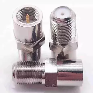100x F Female to FME Male RF Connector Coaxial Adapter Cable Connector 50ohm New - Picture 1 of 2