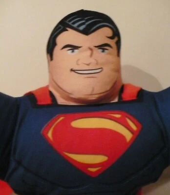 DC MATTEL 2012 15" FELPA PARLANTE SUPERMAN HERO BUDDIES HOMBRE DE ACERO Foto 1 de 3