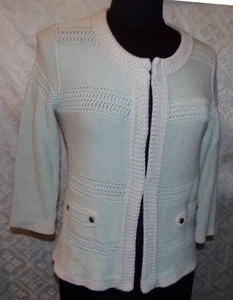 CAbi Cardigan Sweater Womens S Style #203 Society Mint Green Small - Picture 1 of 9